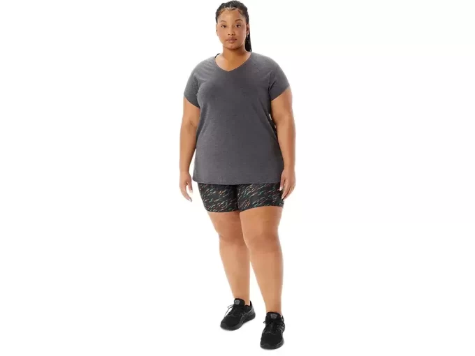 WOMEN’S HEATHER VNECK TOP