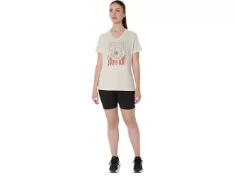 WOMEN’S SUNFLOWER SLOGAN V-NECK