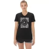 WOMEN’S SUNFLOWER SLOGAN V-NECK